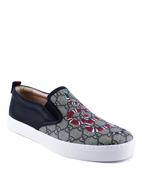 gucci snake slip ons